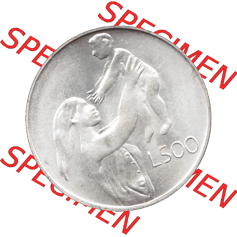 Bildmaterial in PNG-Grafiken Münzensatz / KMS 1972 aus San Marino 1972-1972, Münze 500 Lire 1972 L. 500 REPUBBLICA DI SAN MARINO, Silbermünze. Die digitalisierte... Sammlung