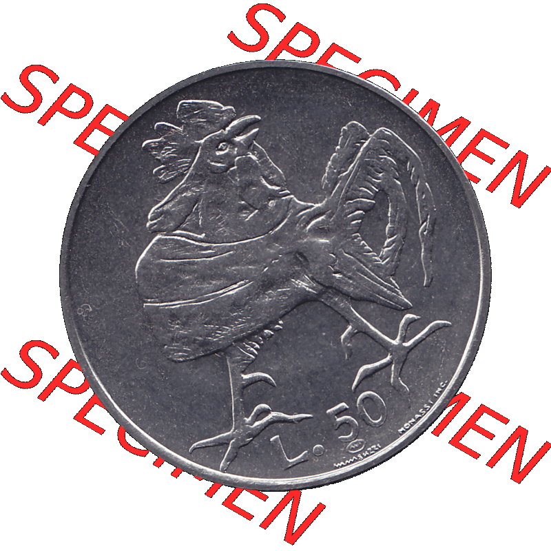 Bildmaterial Münzensatz / KMS 1974 aus San Marino Münze 1974-1974 als transparente PNG-Grafik, 50 Lire, L.50 MINGUZZI MONASSI INC.. Die digitalisierte Münze... Sammlung