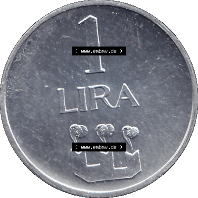 Bildmaterial in PNG-Grafiken Münzensatz / KMS 1972 aus San Marino 1972-1972, Münze 1 Lira, Lire 1972, 1 LIRA MONASSI REPUBBLICA DI SAN MARINO. Die digitalisierte... Sammlung