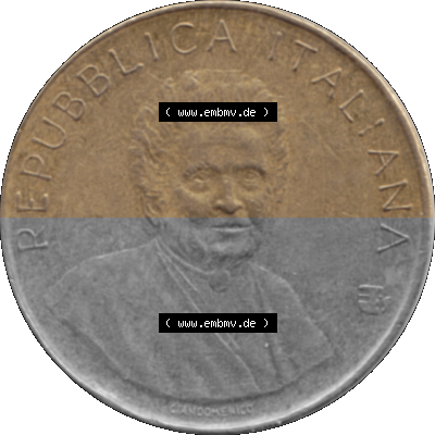 Münze aus Italien / Italia als PNG-Grafik 1980-1980, 200 Lire FAO - Internationales Jahr der Frau 1980 Sammlung