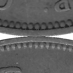 Ausschnitt zur Qualitätsprüfung vom Digitalen Bild Qualität
