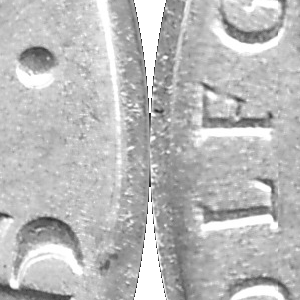 Ausschnitt zur Qualitätsprüfung vom Digitalen Bild Qualität