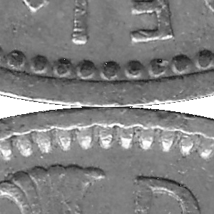 Ausschnitt zur Qualitätsprüfung vom Digitalen Bild Qualität