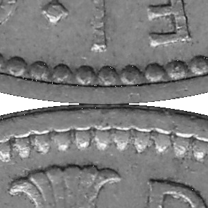 Ausschnitt zur Qualitätsprüfung vom Digitalen Bild Qualität