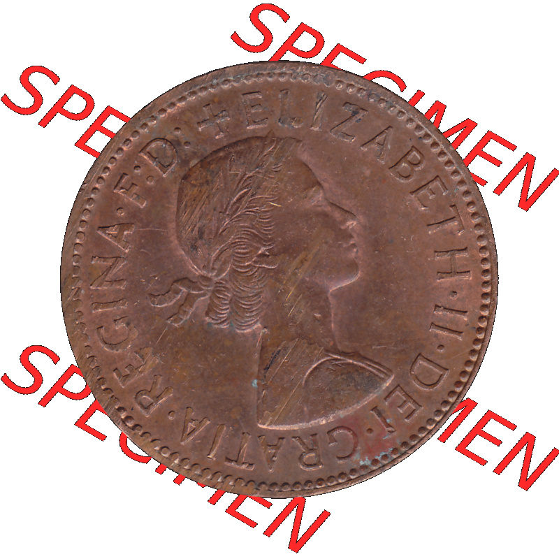 Alte Münze Großbritannien Umlaufmünze Half Penny, 1/2 Pence 1954-1970, Half Penny, Halber Pence 1966-01, Elisabeth II. - Schriftzug ELIZABETH II DEI GRATIA... Sammlung