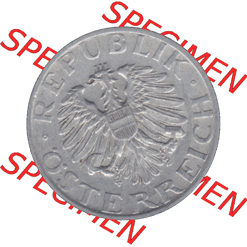 Alte Münze aus Österreich als PNG-Grafik 1946-1955, 50 Groschen 1947-01. Vorderseite der alten österreichischen Umlaufmünze aus Österreich, Münze vor Euro,... Sammlung