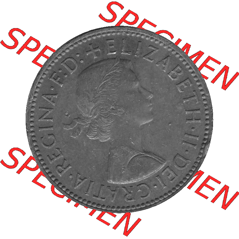 Alte Münze Großbritannien Umlaufmünze Half Penny, 1/2 Pence 1954-1970, Half Penny, Halber Pence 1964-01, Elisabeth II. - Schriftzug ELIZABETH II DEI GRATIA... Sammlung