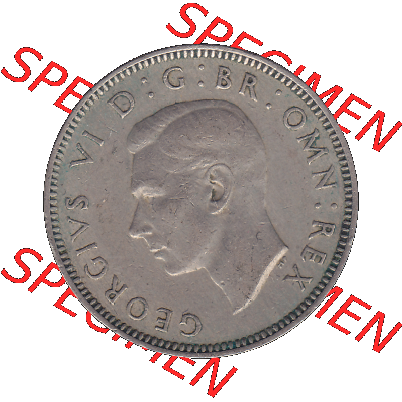 Alte Münze Großbritannien, Bild in Farbe bzw. Color PNG-Grafik 1947-1948, 1 One Schilling - One Shilling, 1948-03 Sitzender gekrönter Löwe auf Krone.... Sammlung