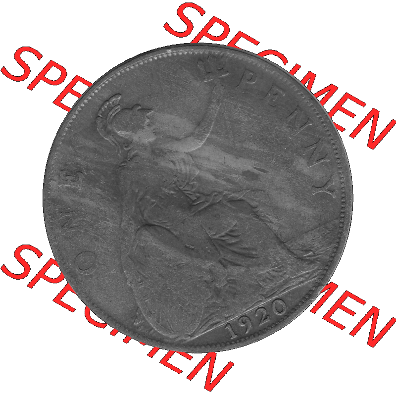 Alte Münze Großbritannien Umlaufmünze One Penny, 1 Pence 1911-1926, 1 One Penny, 1920-01, George V, B.M. GEORGIVS V DEI GRABRITTOMNREX FIDDEFINDIMP... Sammlung
