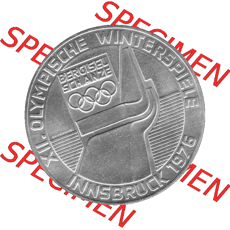 Alte Münze 100 / Einhundert Schilling Österreich in s/w Schwarzweiß bzw. Graustufen Farbgebung von Scanner transparenten PNG 1976-1976, 100 Hundert Schilling,... Sammlung