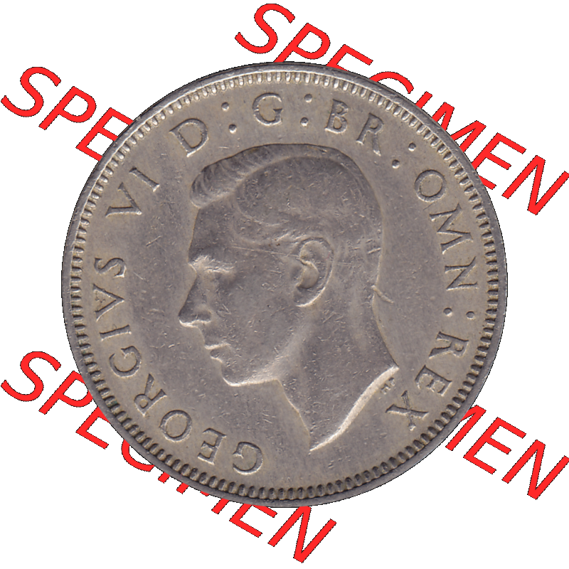 Alte Münze Großbritannien, Bild in Farbe bzw. Color PNG-Grafik 1947-1948, 1 One Schilling - One Shilling, 1947-01 Sitzender gekrönter Löwe auf Krone.... Sammlung