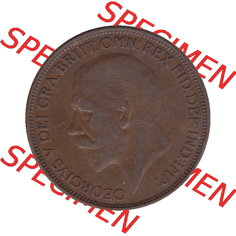 Alte Münze Großbritannien Umlaufmünze One Penny, 1 Pence 1927-1927, 1 One Penny, 1927-01, George V, BM GEORGIVS V DEI GRABRITTOMNREX FIDDEFINDIMP. Vorderseite... Sammlung