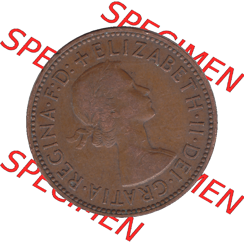 Alte Münze Großbritannien Umlaufmünze Half Penny, 1/2 Pence 1954-1970, Half Penny, Halber Pence 1957-01, Elisabeth II. - Schriftzug ELIZABETH II DEI GRATIA... Sammlung
