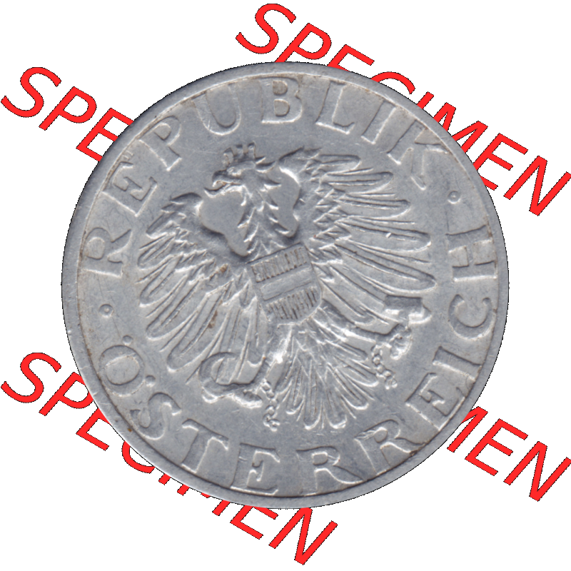 Alte Münze aus Österreich als PNG-Grafik 1946-1955, 50 Groschen 1952-01. Vorderseite der alten österreichischen Umlaufmünze aus Österreich, Münze vor Euro,... Sammlung