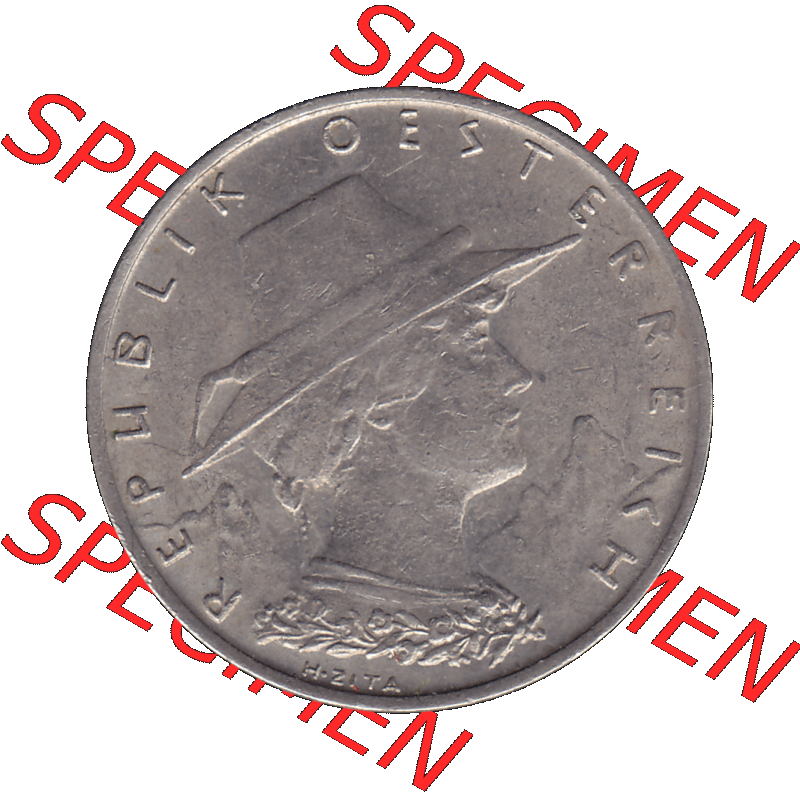 Alte Münze 10 / Zehn Groschen Österreich in original Farbgebung von Scanner transparenten PNG 1925-1929, 10 Groschen 1928-01, VS Triolerien, RS Wert mit Kranz. Vorderseite... Sammlung