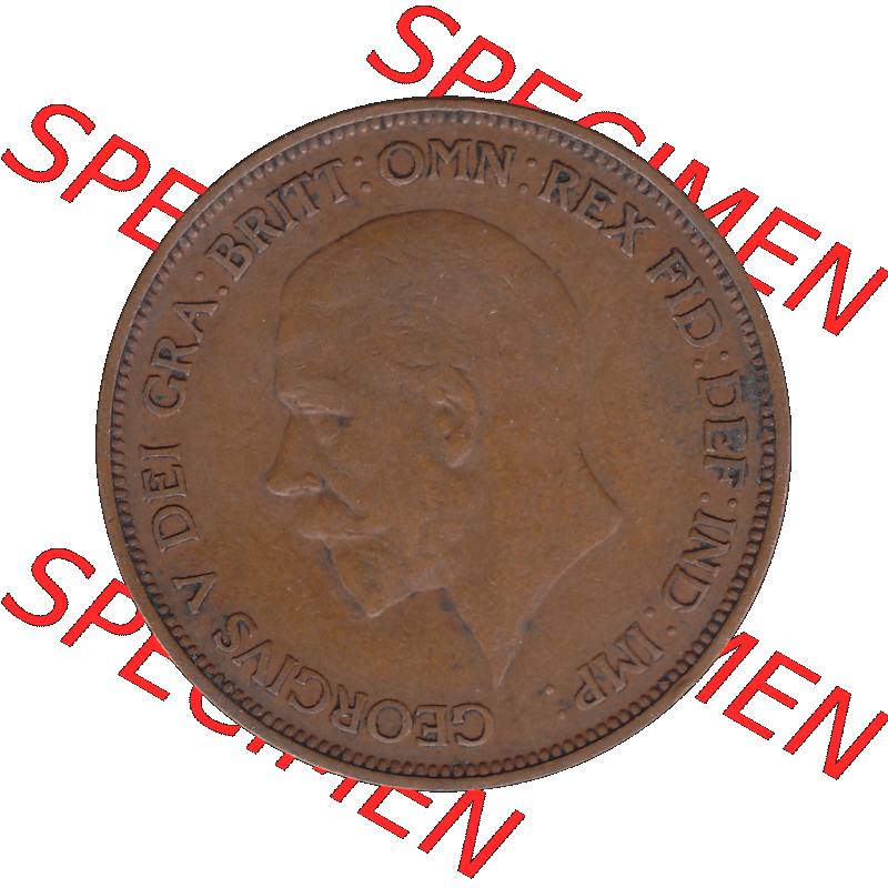 Alte Münze Großbritannien Umlaufmünze One Penny, 1 Pence 1928-1936, 1 One Penny, 1936-01, George V. BM GEORGIVS V DEI GRABRITTOMNREX FIDDEFINDIMP.... Sammlung