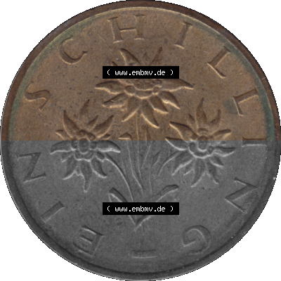 Österreich 1 / Ein Schilling 1959-2001, 1 Schilling 1991 (Stück 1) Sammlung