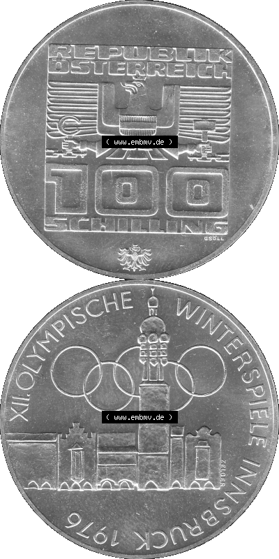 100 / Einhundert Schilling Österreich in s/w Schwarzweiß bzw. Graustufen Farbgebung von Scanner transparenten PNG 1976-1976,... Sammlung