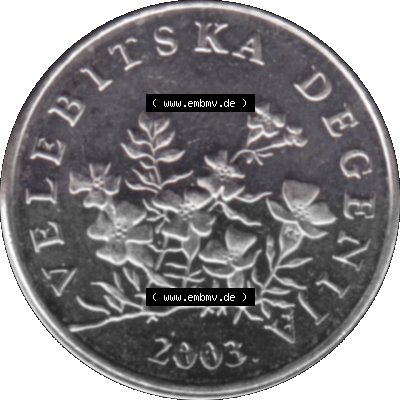 Kroatien Umlaufmünze 1993-2021, 50 Lipa 2003 (Stück 1) Sammlung