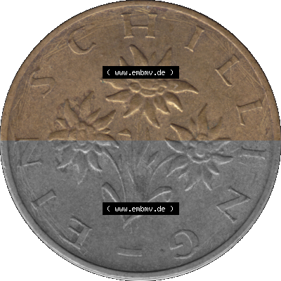 Österreich 1 / Ein Schilling 1959-2001, 1 Schilling 1990 (Stück 1) Sammlung