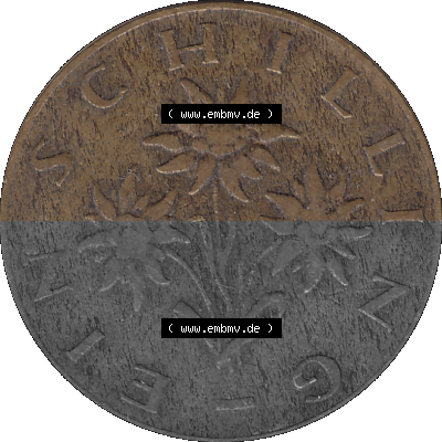 Österreich 1 / Ein Schilling 1959-2001, 1 Schilling 1959 (Stück 1), Ein Shilling Edelweiß Sammlung