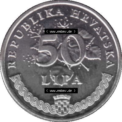 Kroatien Umlaufmünze 1993-2021, 50 Lipa 2003 (Stück 1) Sammlung