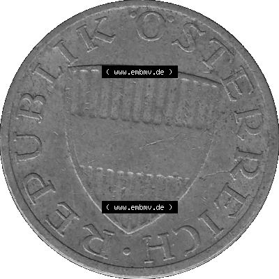 50 / Fünfzig Groschen Österreich in s/w Schwarzweiß bzw. Graustufen Farbgebung von Scanner transparenten PNG 1959-2001, 50... Sammlung
