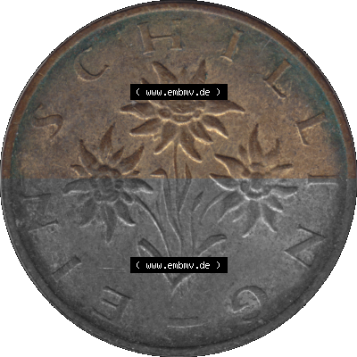 Österreich 1 / Ein Schilling 1959-2001, 1 Schilling 1991 (Stück 2) Sammlung