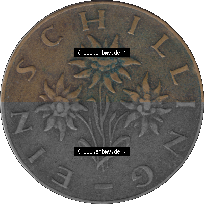 Österreich 1 / Ein Schilling 1959-2001, 1 Schilling 1962 (Stück 1) Sammlung