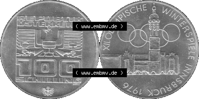 100 / Einhundert Schilling Österreich in s/w Schwarzweiß bzw. Graustufen Farbgebung von Scanner transparenten PNG 1976-1976,... Sammlung