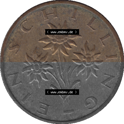 Österreich 1 / Ein Schilling 1959-2001, 1 Schilling 1989 (Stück 1) Sammlung