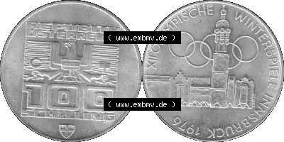100 / Einhundert Schilling Österreich in s/w Schwarzweiß bzw. Graustufen Farbgebung von Scanner transparenten PNG 1976-1976,... Sammlung