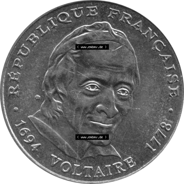 Grau bzw. s/w Münze Frankreich Umlaufmünzen Sammlung in PNG 1994-1994, 5 Francs Liberte Egalite Fraternite 1994-01 (6) - Digitales Münzen-Bildmaterial einer französischen Francs Münze... Sammlung Graustufen