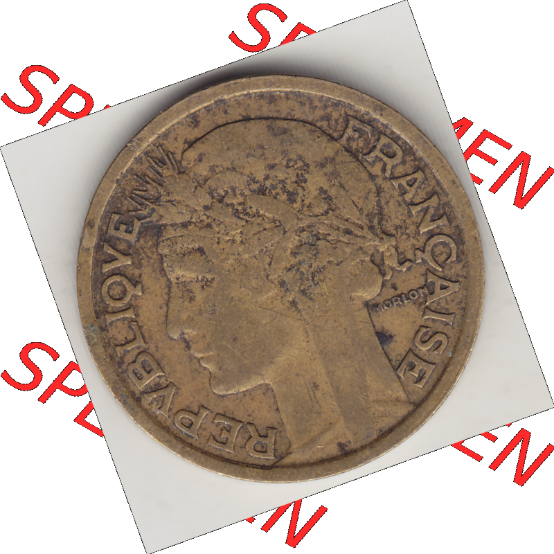 Münze Frankreich Umlaufmünzen Sammlung in PNG 1931-1941, 2 Franken 1938-2 LIBERTE EGALITE FRATERNITE (1) - Digitales Münzen-Bildmaterial einer französischen Francs Münze... Sammlung