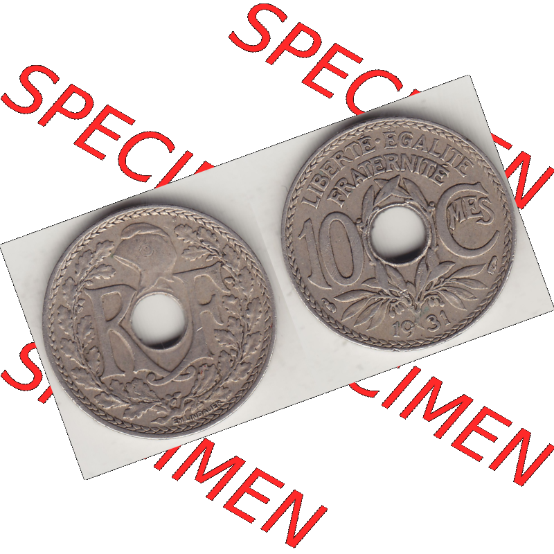 Münze Frankreich Umlaufmünzen Sammlung in PNG 1917-1938, 10 Centimes, 10 CMES EGALITÉ FRATERNITÉ LIBERTÉ 1931-2 (3)_1 (1) - Digitales... Sammlung