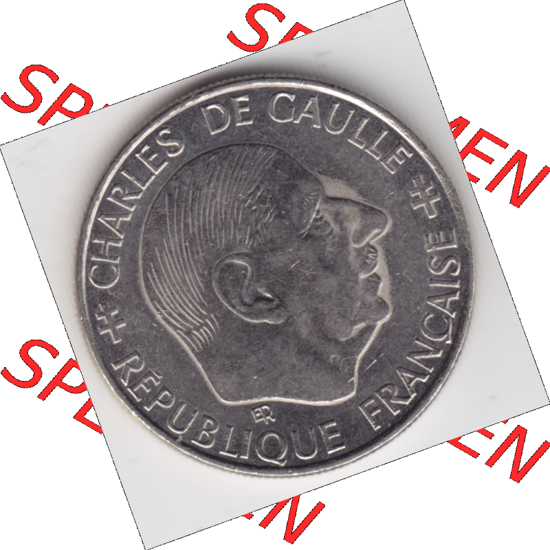 Münze Frankreich Umlaufmünzen Sammlung in PNG 1988-1988, 1 Francs, Franken 1988 (2) - Digitales Münzen-Bildmaterial einer französischen Francs Münze aus Frankreich... Sammlung