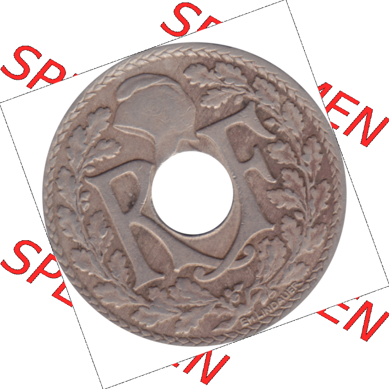 Münze Frankreich Umlaufmünzen Sammlung in PNG 1917-1938, 10 Centimes, Cent 1924-01 (6) - Digitales Münzen-Bildmaterial einer französischen Francs Münze aus... Sammlung