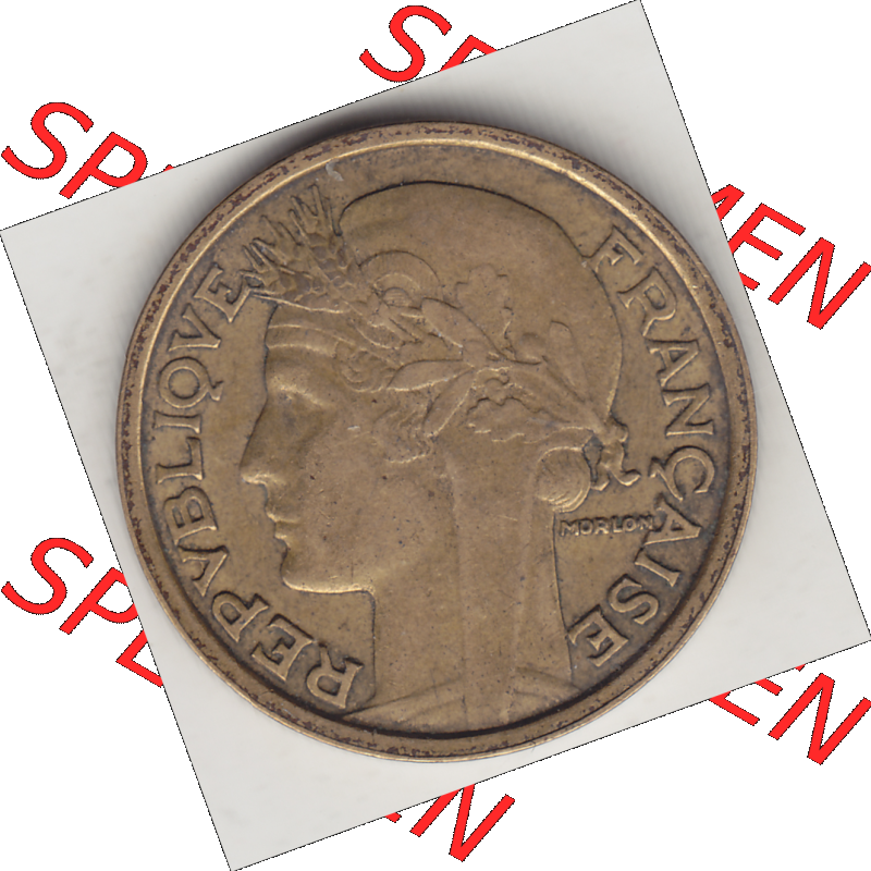 Münze Frankreich Umlaufmünzen Sammlung in PNG 1931-1941, 1 Franken, 1 Franc, 1931-1 LIBERTE EGALITE FRATERNITE (1) - Digitales Münzen-Bildmaterial einer französischen... Sammlung
