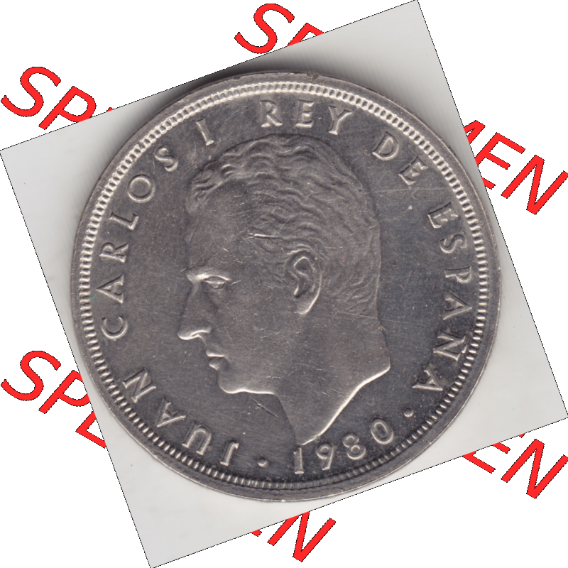 Münze Spanien / España Umlaufmünzen Sammlung in PNG 1980-1992, 50 Pesetas - Peseten (2) - Digitales Münzen-Bildmaterial einer spanischen Münze aus Spanien... Sammlung