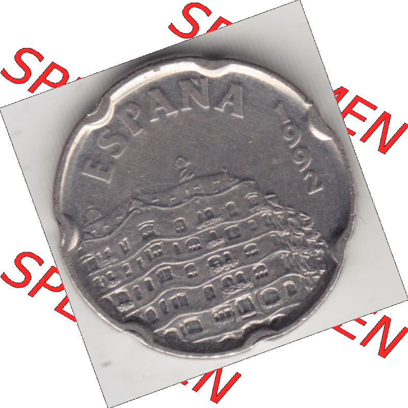 Münze Spanien / España Umlaufmünzen Sammlung in PNG 1992-1992, 50 PTAS - Peseten (2) - Digitales Münzen-Bildmaterial einer spanischen Münze aus Spanien in... Sammlung