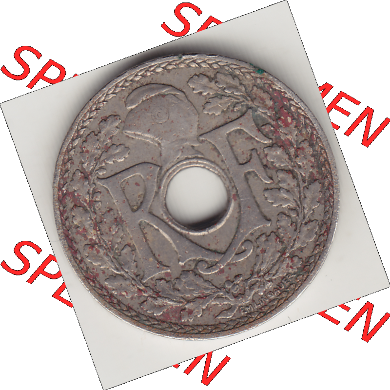 Münze Frankreich Umlaufmünzen Sammlung in PNG 1917-1938, 10 Centimes - Cmes 1932 (1) - Digitales Münzen-Bildmaterial einer französischen Francs Münze aus Frankreich... Sammlung