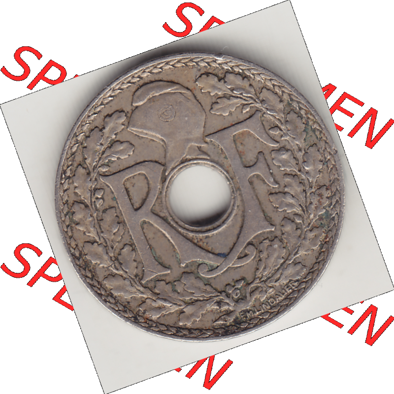 Münze Frankreich Umlaufmünzen Sammlung in PNG 1917-1938, 10 Centimes - Cmes 1935-3 (1) - Digitales Münzen-Bildmaterial einer französischen Francs Münze aus Frankreich... Sammlung