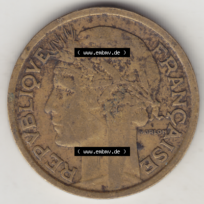 Münze Frankreich Umlaufmünzen Sammlung in PNG 1931-1941, 2 Franken 1938-2 LIBERTE EGALITE FRATERNITE (1) - Digitales Münzen-Bildmaterial einer französischen Francs Münze... Sammlung
