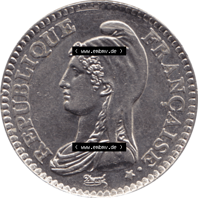 Münze Frankreich Umlaufmünzen Sammlung in PNG 1992-1992, 1 Francs Liberty Freiheitsgöttin 1992-01 (6) - Digitales Münzen-Bildmaterial einer französischen Francs... Sammlung