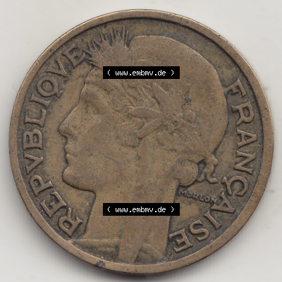Münze Frankreich Umlaufmünzen Sammlung in PNG 1931-1941, 2 Franken 1933-1 LIBERTE EGALITE FRATERNITE (1) - Digitales Münzen-Bildmaterial einer französischen Francs Münze... Sammlung