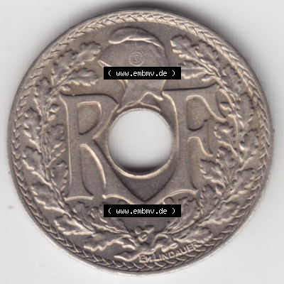 Münze Frankreich Umlaufmünzen Sammlung in PNG 1938-1939, 10 Centimes, Cent 1939 (2) - Digitales Münzen-Bildmaterial einer französischen Francs Münze aus Frankreich... Sammlung