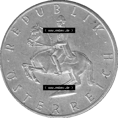Alte Münze 5 / Fünf Schilling Österreich in s/w Schwarzweiß bzw. Graustufen Farbgebung von Scanner transparenten PNG 1960-1968, 5 Fünf Schilling 1962-01,... Sammlung