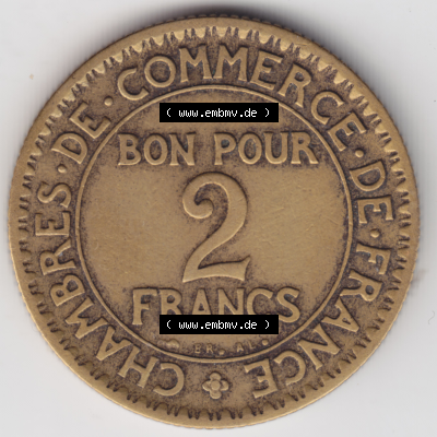 Münze Frankreich Umlaufmünzen Sammlung in PNG 1920-1927, 2 Francs, Franken 1923 (1) - Digitales Münzen-Bildmaterial einer französischen Francs Münze aus Frankreich... Sammlung