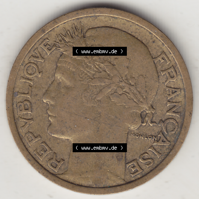 Münze Frankreich Umlaufmünzen Sammlung in PNG 1931-1941, 1 Franken, 1 Franc, 1936-1 LIBERTE EGALITE FRATERNITE (1) - Digitales Münzen-Bildmaterial einer französischen... Sammlung