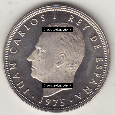 Münze Spanien / España Umlaufmünzen Sammlung in PNG 1975-1980, 5 PTAS Peseten, 1977-1 (1) - Digitales Münzen-Bildmaterial einer spanischen Münze aus... Sammlung